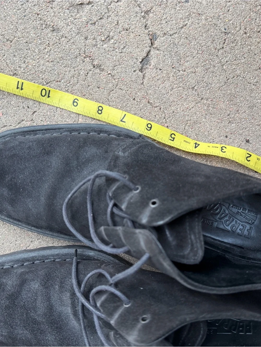 Salvatore Ferragamo Men's Black Suede Chukka Boots